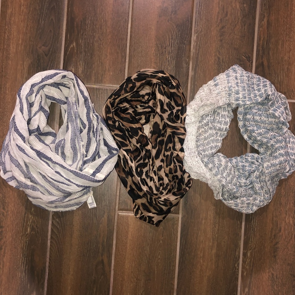 Bundle deal 3 infinity scarves